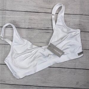 Intimissimi NWT Lara Cotton Triangle Bra in White Size 36D